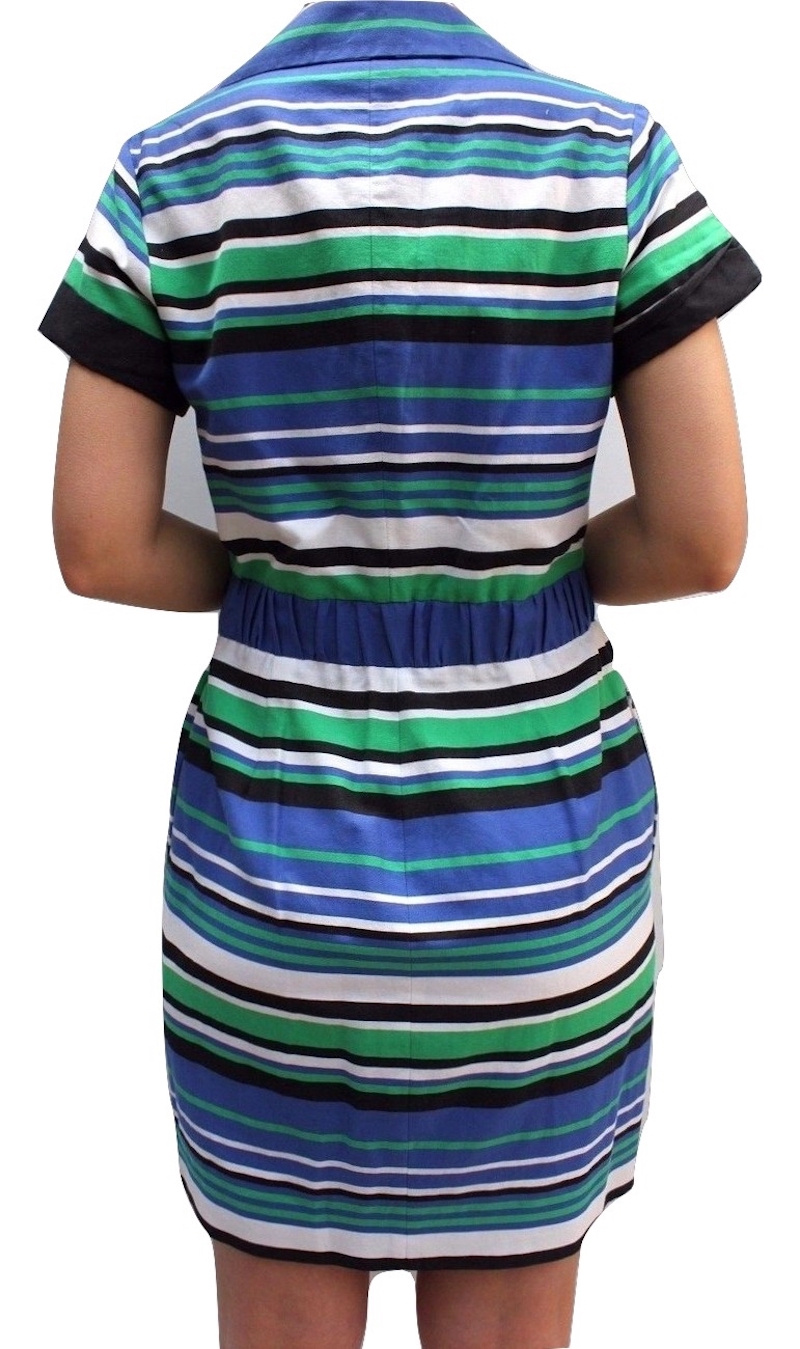 karen millen striped shirt dress