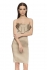 Aloura London Angel Satin Dress Gold