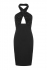 Aloura London Primrose Dress Black