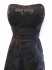 Karen Millen Metallic Jacquard Prom Dress Black