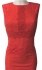 Karen Millen Lace Shift Dress Red