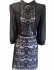 Karen Millen Graphic Lace Embroidery Shirt Dress Black