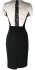 Karen Millen Lace Panel Pencil Dress Black Beige 