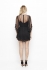 Alice McCall Lucky Charm Spotted Lace Mini Dress Black