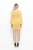 Alice McCall I'm Here Frill Knit Mini Dress Turmeric Yellow