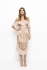 Alice McCall We Could Be Friends Dress Rose Pink Gold