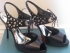 Karen Millen Leather Lace Up Studded Shoes Black