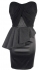 Karen Millen Corset Peplum Dress Black