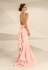 Nataliya Couture Dress Margo Backless Embellished Gown Pink