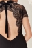 Stephanie Pratt For Goddiva Lace Back Dress Black