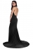 Goddiva Halterneck Black Gown