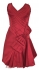 Karen Millen Strapless Prom Bow Dress Red