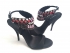 Karen Millen Tribal Beaded Sandals Black