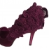 Karen Millen Lace Magenta Shoes