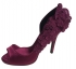 Karen Millen Lace Magenta Shoes