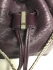 Karen Millen Snake Mini Bag Purple Leather