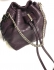 Karen Millen Snake Mini Bag Purple Leather