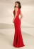 Nataliya Couture Dress Hannah Lace Jersey Gown in Red