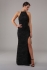 Honor Gold Luxe Harley Maxi Sequin Gown Black