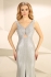 Nataliya Couture Dress Caitlin Gown in Silver