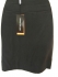 Karen Millen Soft Cupro Draped Skirt Black
