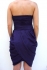 Karen Millen Draped Strapless Dress Purple