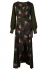 Sarvin Verdant Wrap Floral Maxi Dress