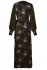 Sarvin Verdant Wrap Floral Maxi Dress