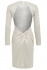 Sarvin Morena Lace Backless Dress Stone