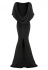 Sarvin Marylin Shimmer Black Evening Gown 